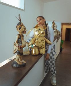Alternative view of GOLD RUSH MONEYBEAR TEDDYBEAR BACKPACK