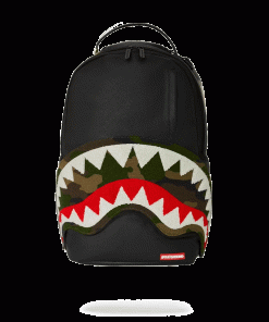 VELCRO SHARK - 3 INTERCHANGEABLE SHARKS BACKPACK (DLXV)