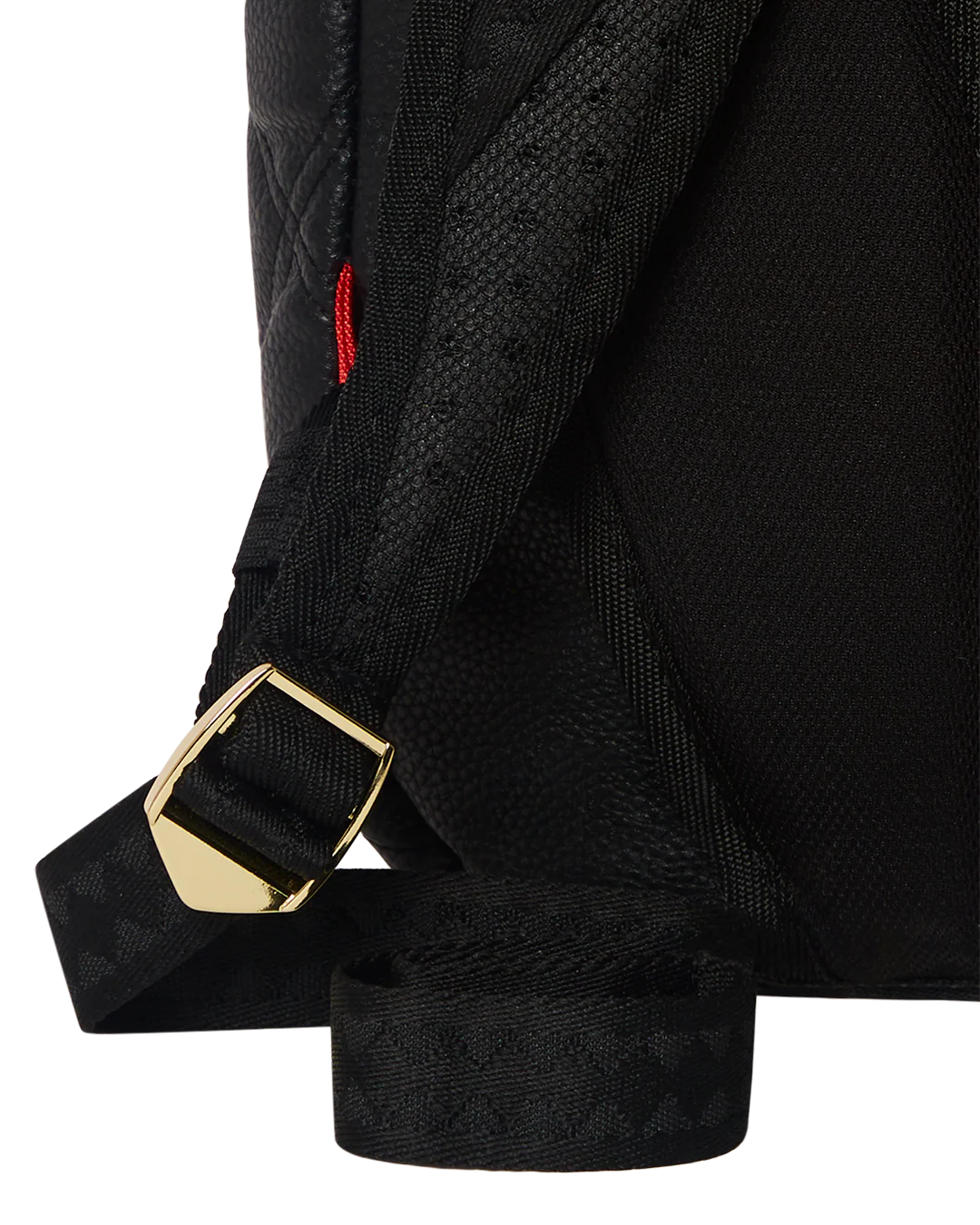 NOIR QUILT GOLD CHAIN SHARK BACKPACK (DLXV) - Image 13