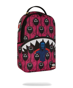 Alternative view of SQUID GAME COLLAB FRONT MAN & PINK GUARD SHARKS BACKPACK