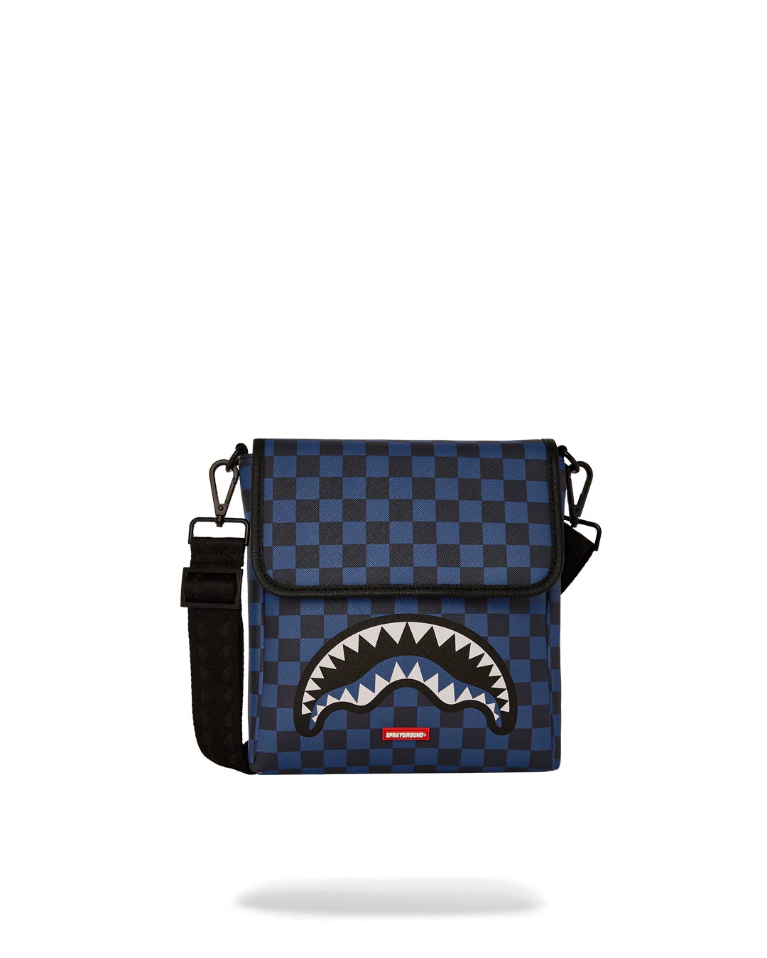 MIDNIGHT MAGIC SHARKS IN PARIS MESSENGER SLING BAG