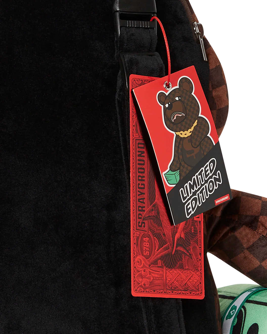 LENTICULAR EFFECTS MONEYBEAR TEDDYBEAR BACKPACK - Image 13