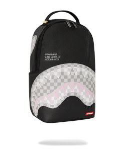 Alternative view of SHARK CENTRAL CREAM BLACK CHECK BACKPACK