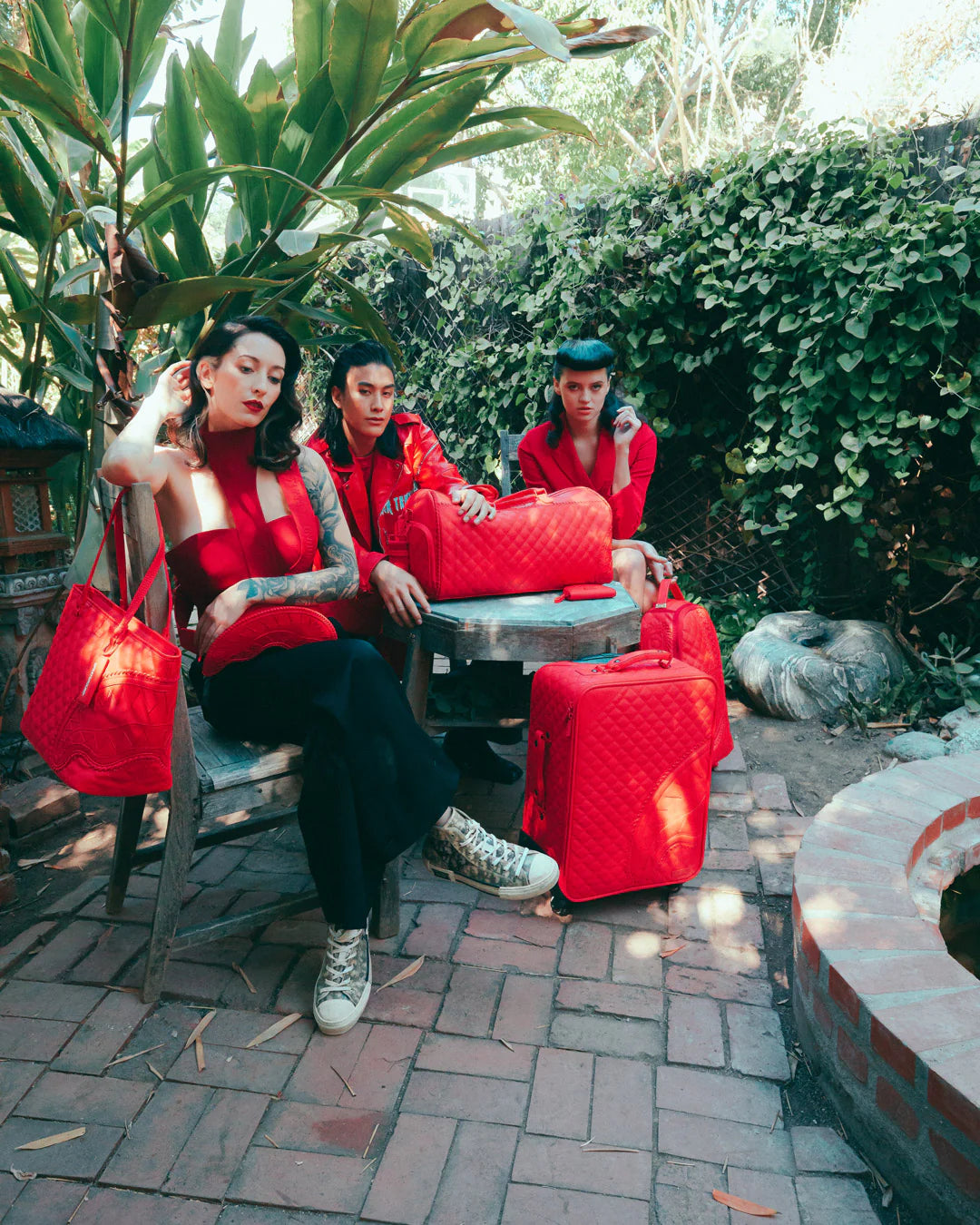 RED RIVIERA TOTE - Image 8