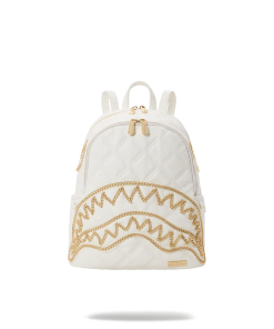 RIVIERA LE BLANC GOLD CHAIN SHARK SAVAGE BACKPACK
