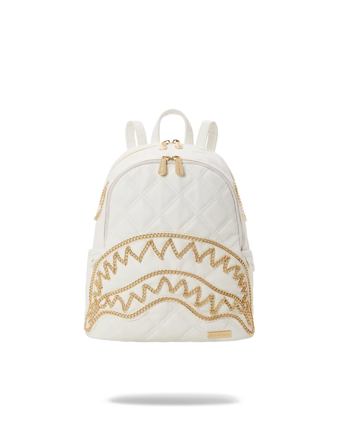 RIVIERA LE BLANC GOLD CHAIN SHARK SAVAGE BACKPACK