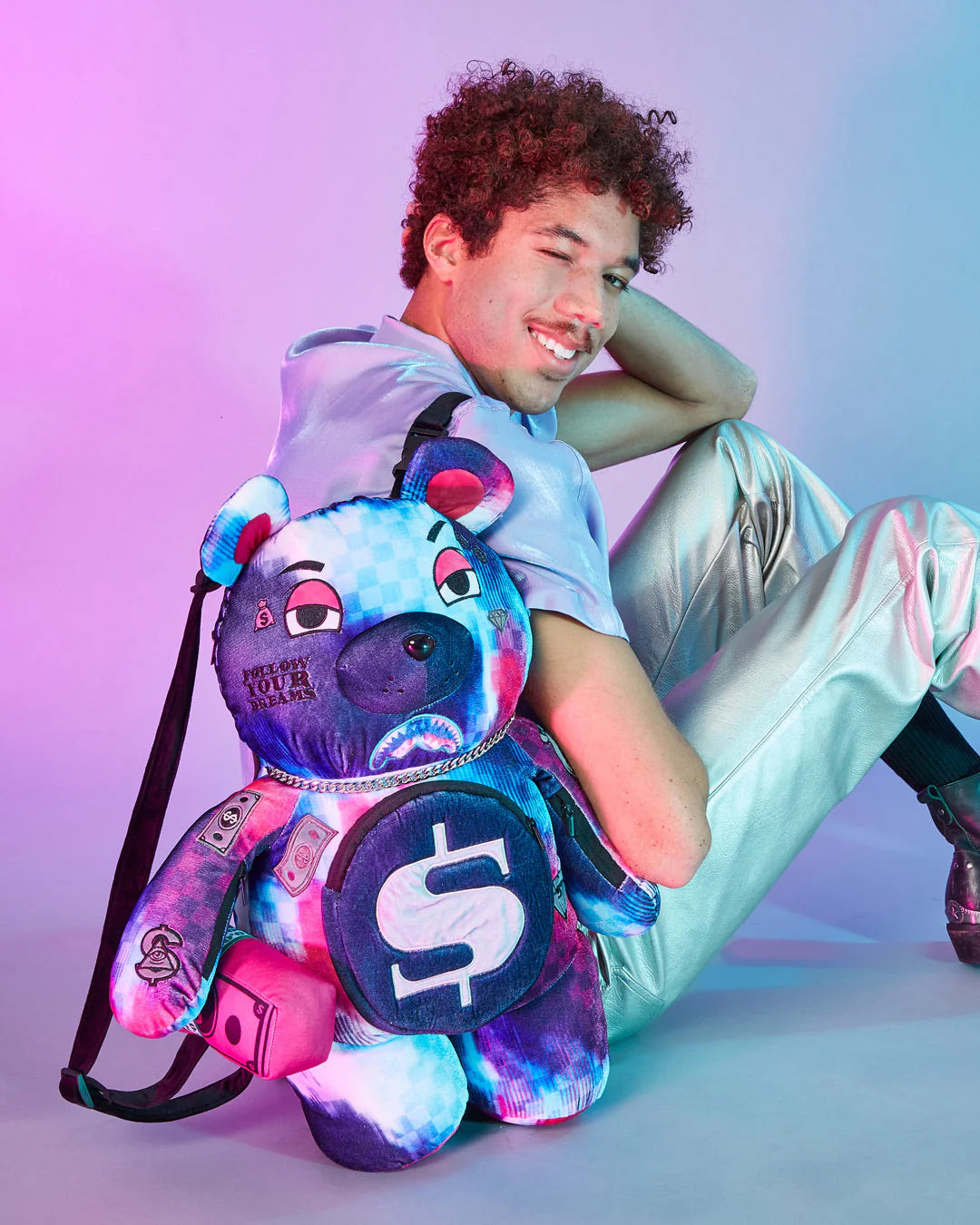 SHARKCLUB ELECTRONICA MONEYBEAR TEDDYBEAR BACKPACK - Image 6