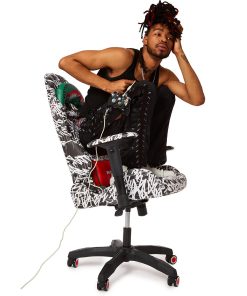 Alternative view of NIGHT VISION GAMING CHAIR - SUPER RARE