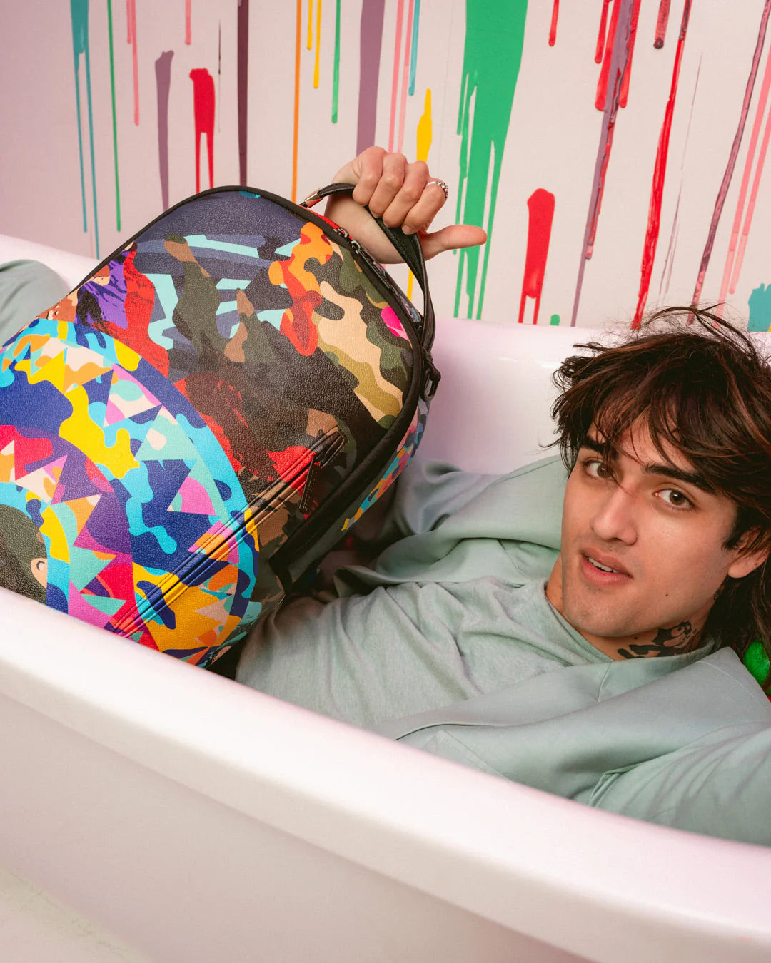 SLICED AND DICED CAMO BACKPACK - Image 6