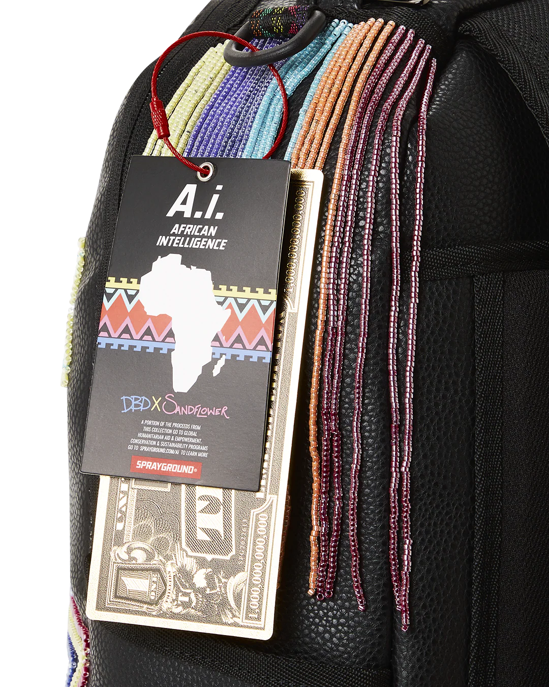 STAR RACER A.I.7 SANDFLOWER COLLAB BEADED BACKPACK - Image 24