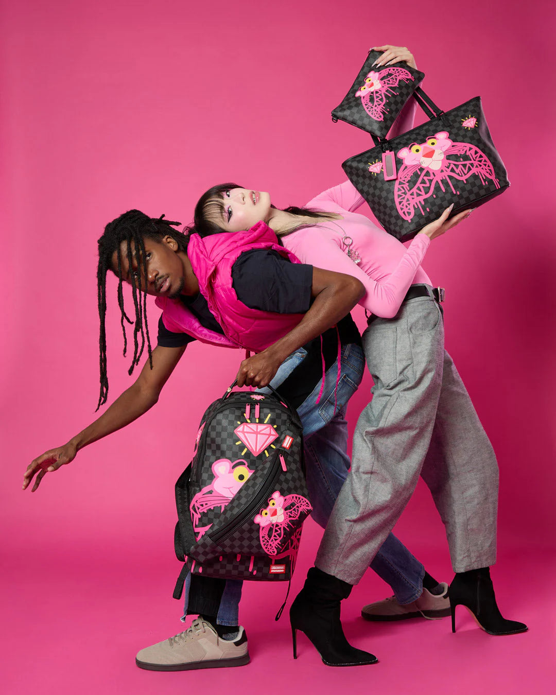 PINK PANTHER DIAMOND SHARK TOTE - Image 9