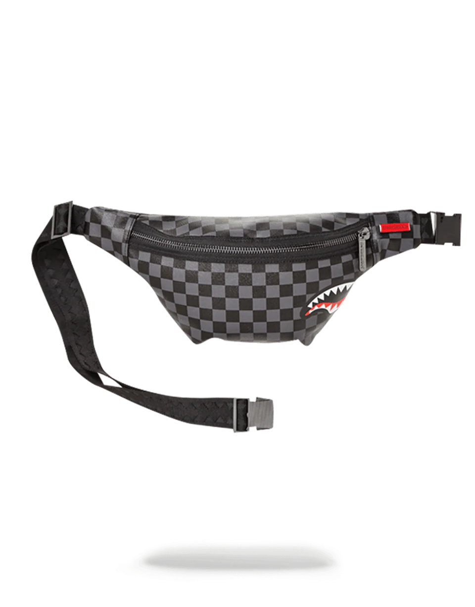 SHARKS IN PARIS (BLACK CHECKERED EDITION) CROSSBODY