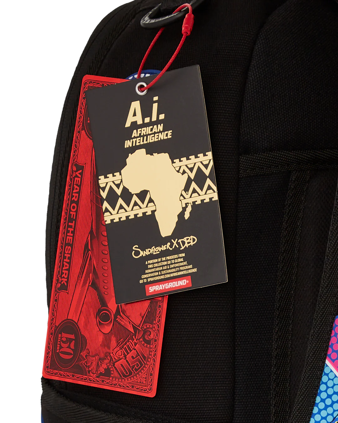 A.I. AFRICAN INTELLIGENCE BORN AND RAISED BACKPACK - SANDFLOWER COLLAB - Image 19