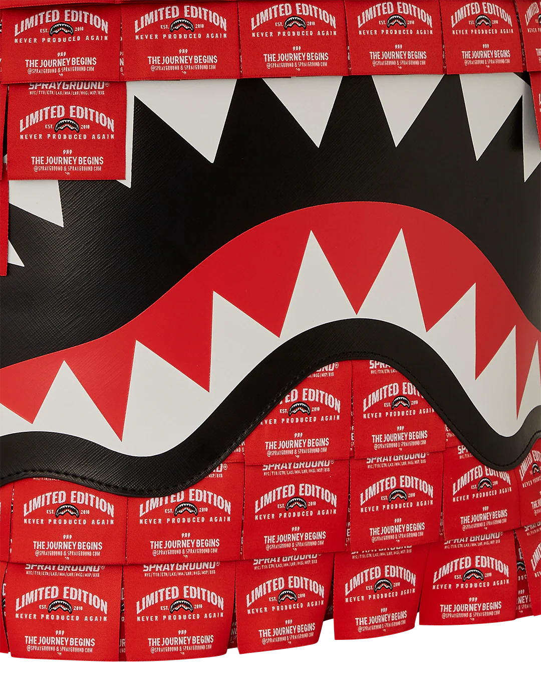 MADE OF WOVEN LABELS SHARK BACKPACK - Image 13