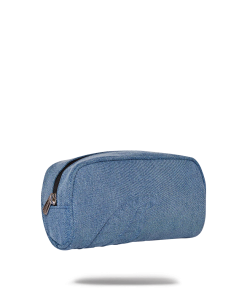 Alternative view of STONE WASHED SHARK PENCIL POUCH