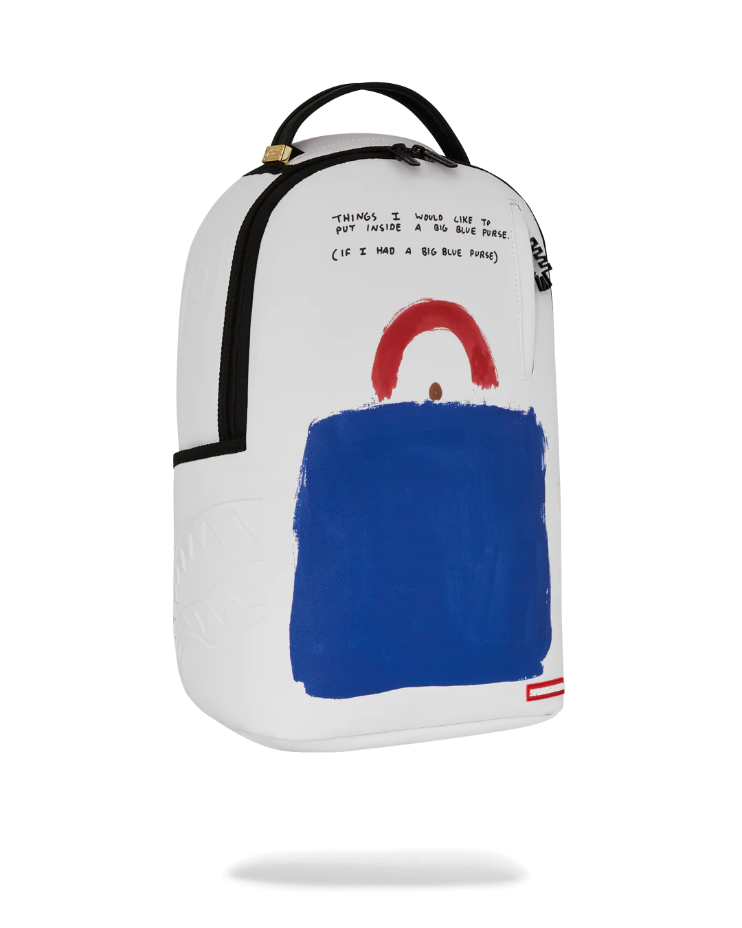 KEITH HARING BIG BLUE PURSE ART BACKPACK - Image 3