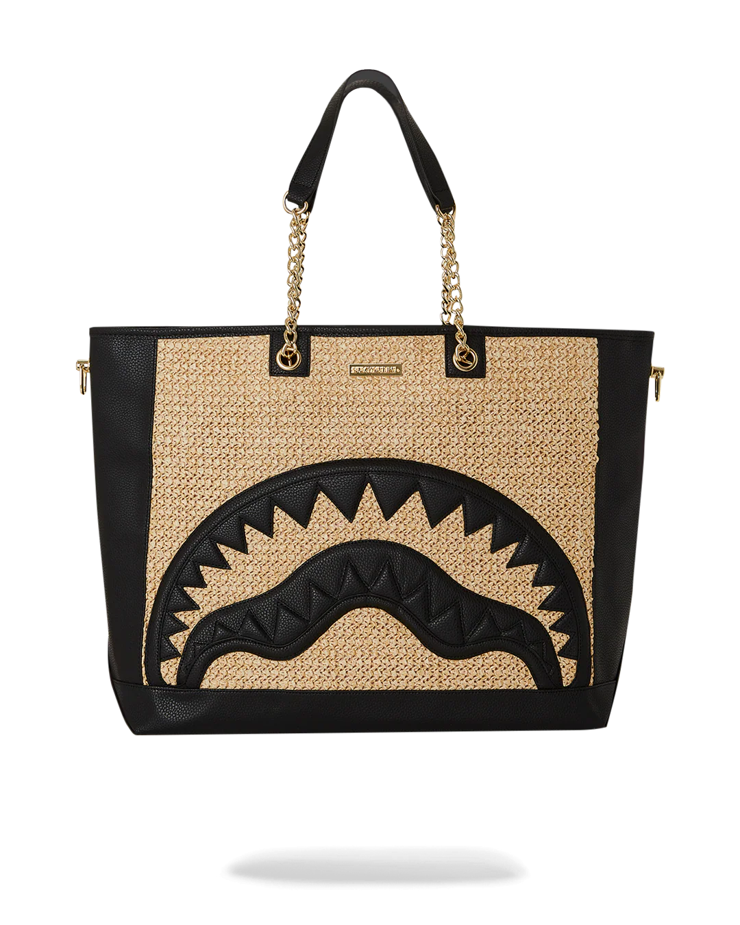 RAFFIA PALM TOTE