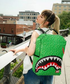 Alternative view of MINECRAFT CREEPER SHARK BACKPACK