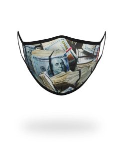 MONEY WHERE UR MOUTH IS FORM-FITTING MASK