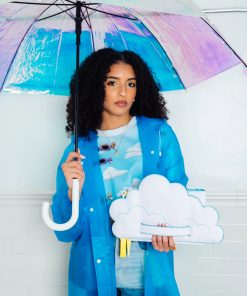 Alternative view of CLOUDY WITH A CHANCE OF SHARK CROSSOVER CLUTCH
