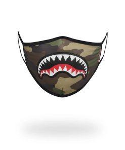 CAMO SHARKMOUTH FORM-FITTING MASK