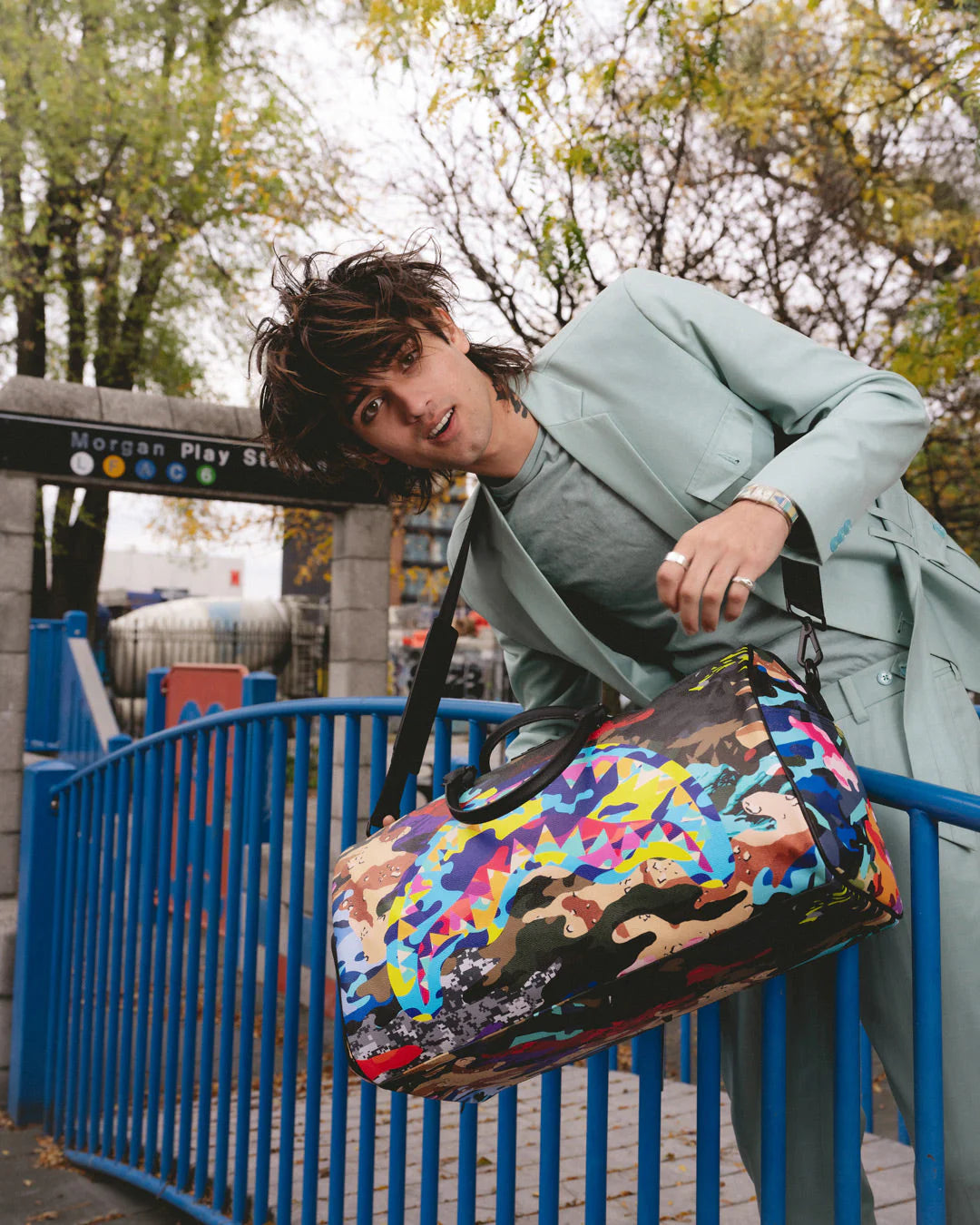 SLICED AND DICED CAMO DUFFLE - Image 10