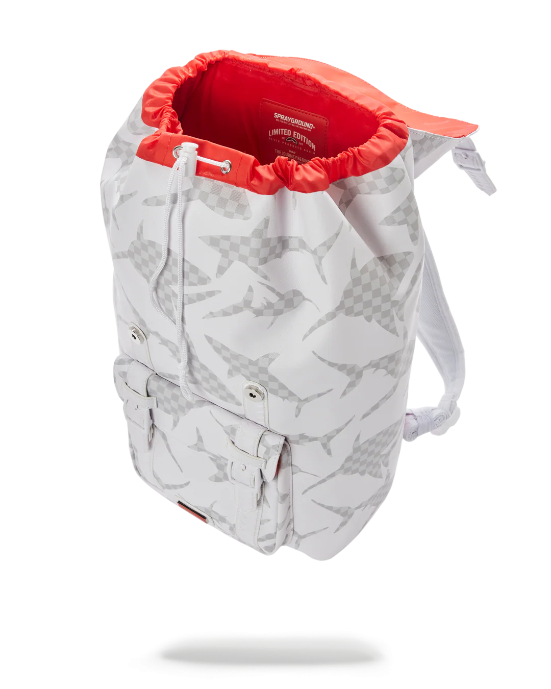 SHARK CHECK (WHITE) HILLS BACKPACK - Image 7