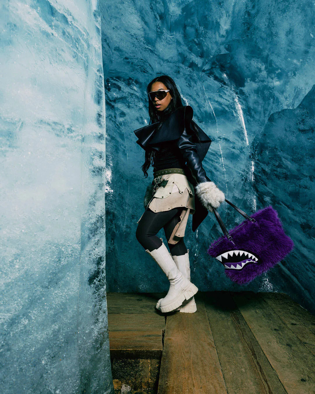 FURZILLA SHARK (PURP) TOTE - Image 6