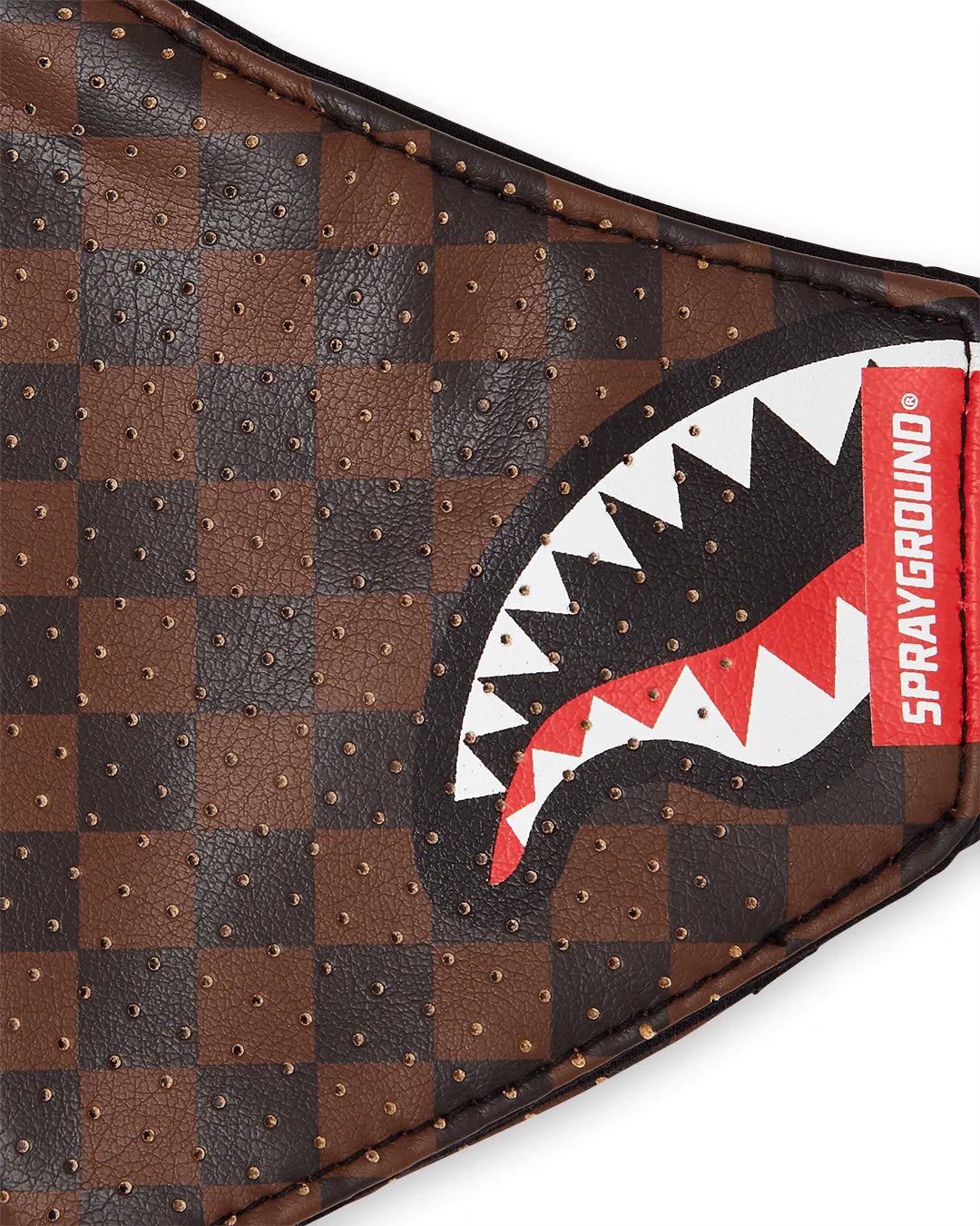 SHARKS IN PARIS VEGAN LEATHER FACE MASK - Image 5