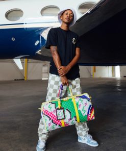 Alternative view of DREAMY TECHNICOLOR DUFFLE