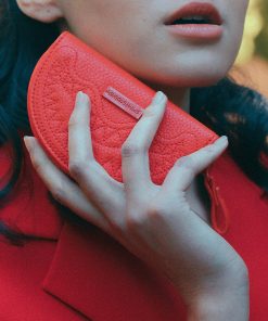 Alternative view of RED RIVIERA SHARK POUCH
