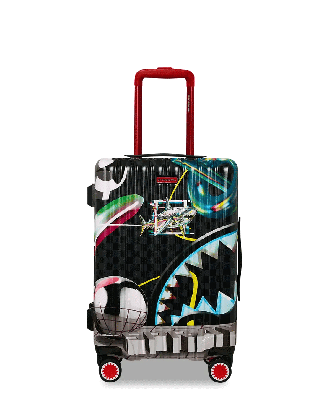 MIND TRIP SHARK DOSE SHARKNAUTICS HARDSHELL CARRY-ON LUGGAGE