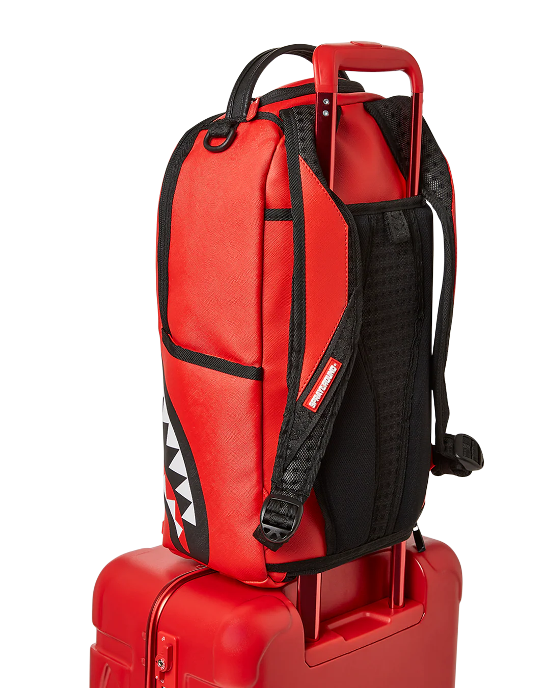 MOLDED SHARKITECTURE RED HARDSHELL CARRY-ON LUGGAGE - Image 10