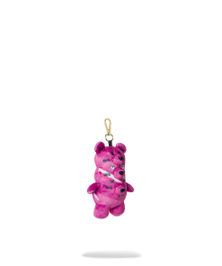 Alternative view of TRIPLE PINK BEAR KEYCHAIN