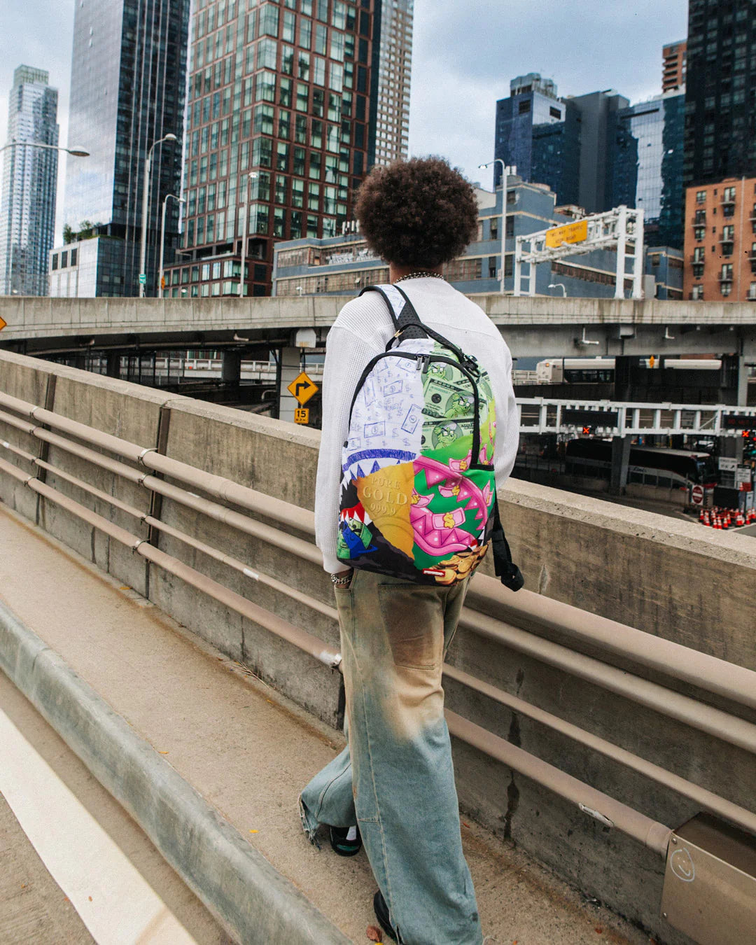 MEAN MONEY COLLAGE BACKPACK - Image 5