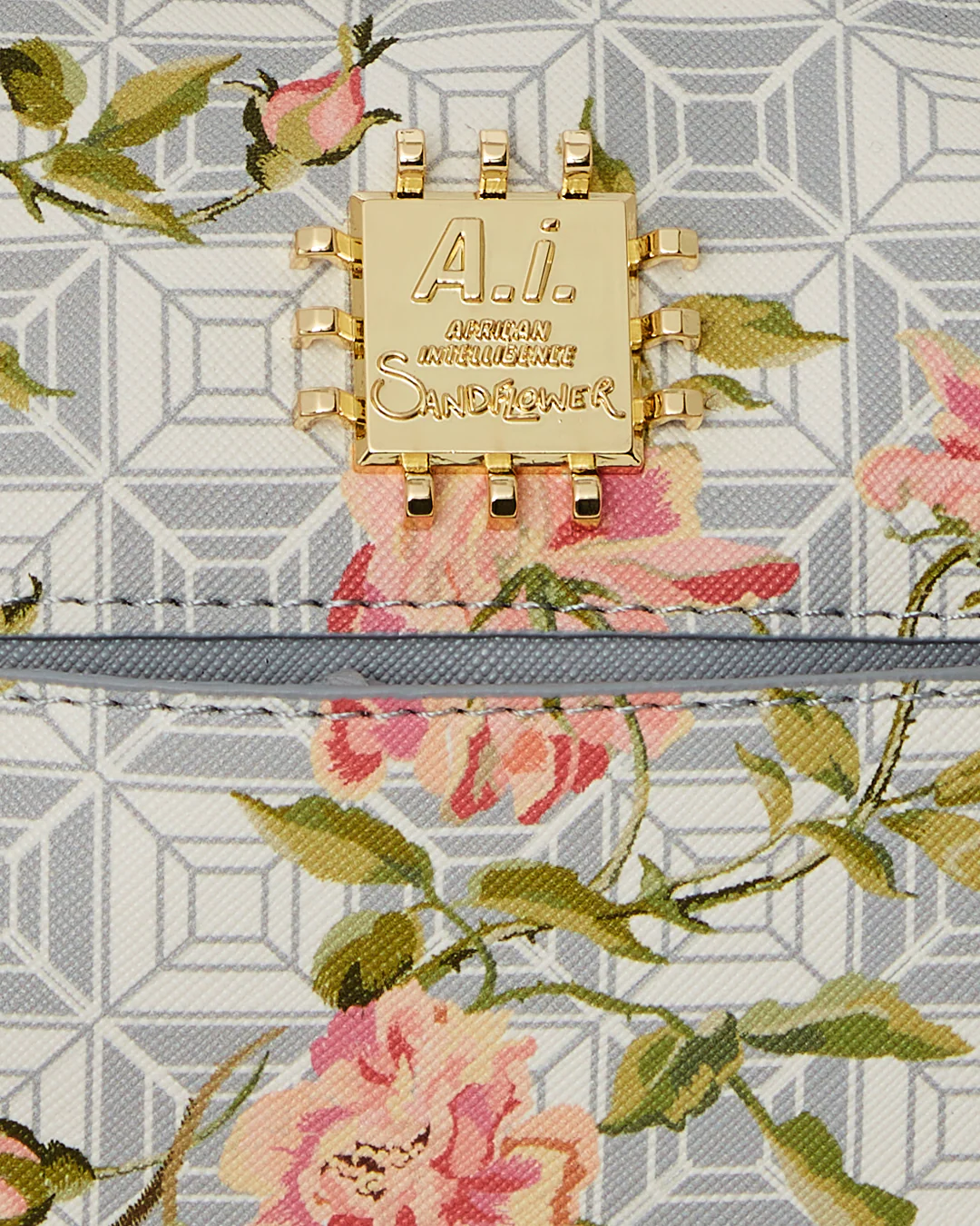 A.I. AFRICAN INTELLIGENCE ELEGANT ENERGY MINI DUFFLE - SANDFLOWER COLLAB - Image 9