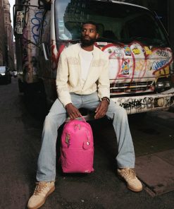 Alternative view of PINK POP SHARK BACKPACK