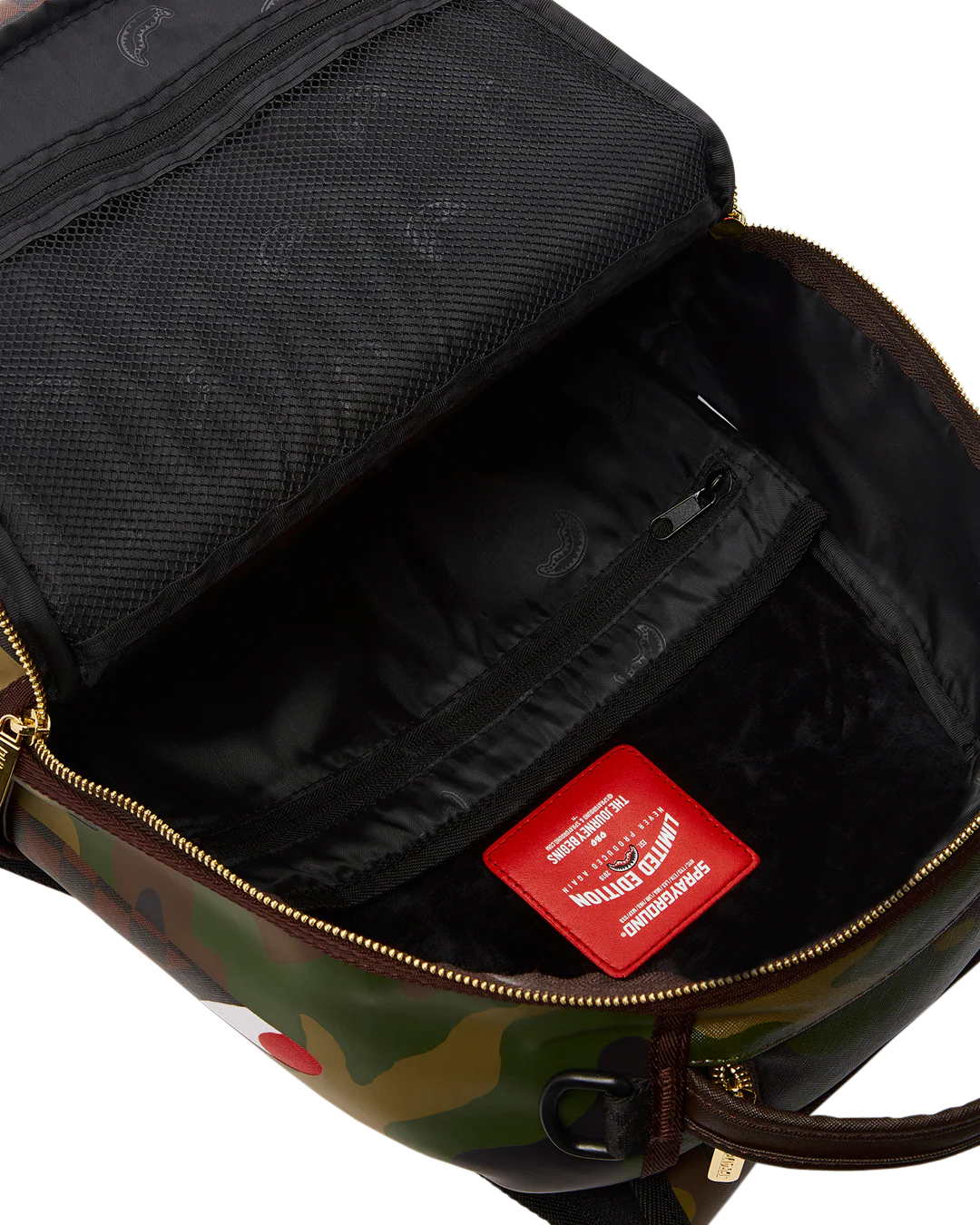 CAMO DRIP SHARKS IN PARIS BACKPACK (DLXV) - Image 9